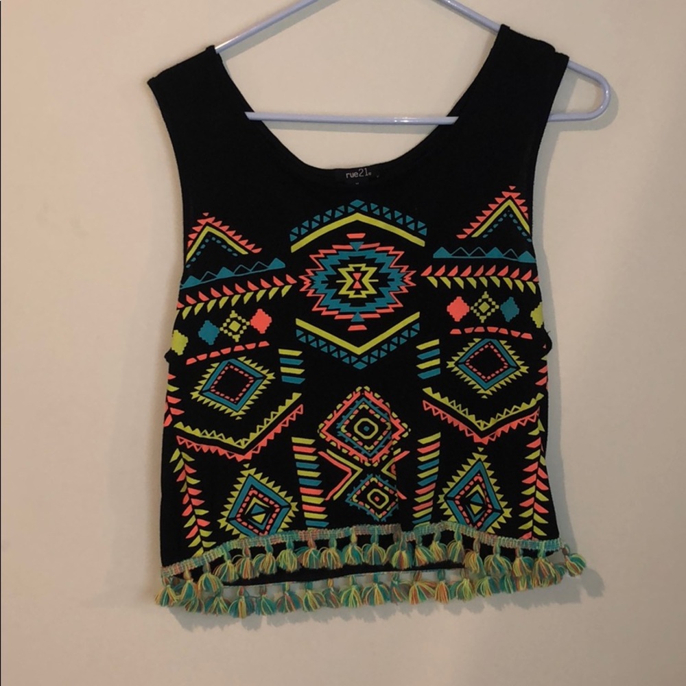 Neon colored tank top